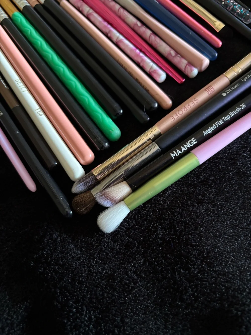 38 Assorted Makeup Brush Set Used Once Or Never Used- Makeup Artist Declutter